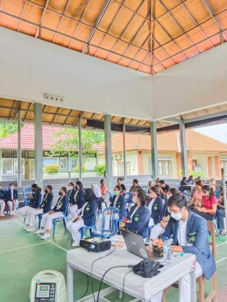 Penyerahan kembali Mahasiswa Politeknik Kesehatan Kemenkes Denpasar yang telah usai melaksanakan kul