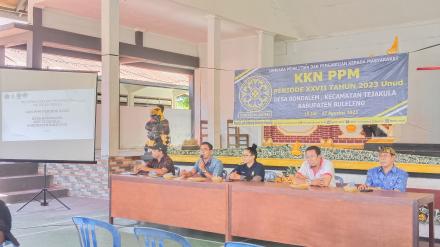 Penerimaan Mahasiswa KKN dari Universitas Udayana Denpasar Bali 
